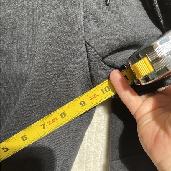 BASCOM PROJECTS Black SHORTS MENS SZ Large COTTON POLYESTER Solid - Picture 5 of 8